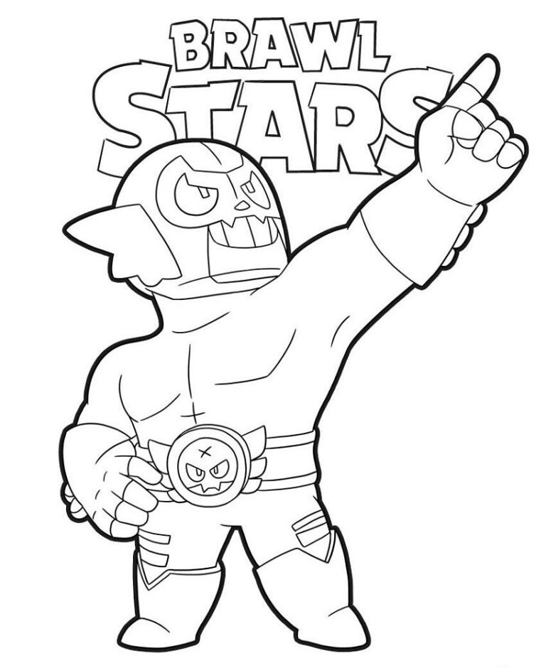 El Primo Brawl Stars – pobarvanka