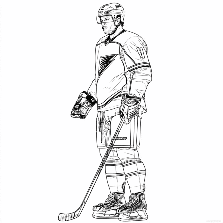 Jaromir Jágr Eishockeyspieler – Malvorlage