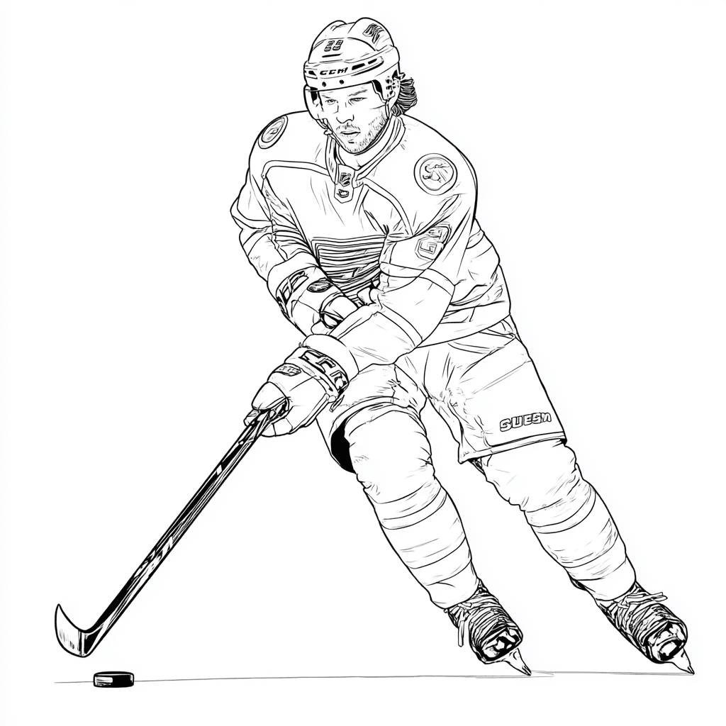 Hokejist lige NHL David Pastrňák s svojo palico – pobarvanka