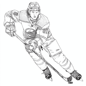 Connor McDavid, hokejista – omalovánka