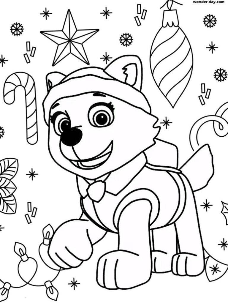 Everest labky – colouring page