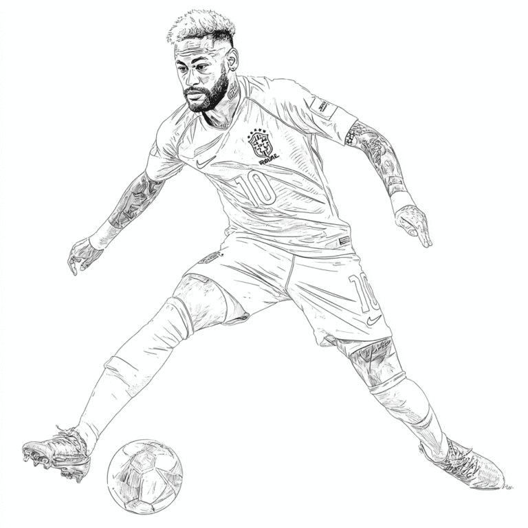 Omalovánka Neymar