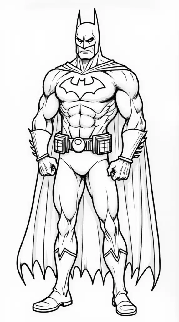 Batman – halaman mewarnai