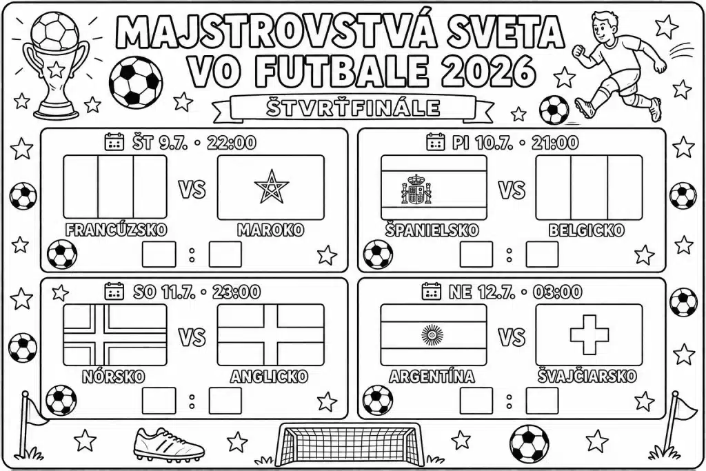 2026 FIFA World Cup: Quarter-final fixtures