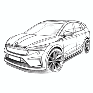 Škoda Elroq – Malvorlage