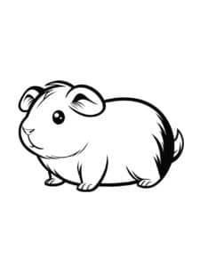 Das kleine Schweinchen – Malvorlage
