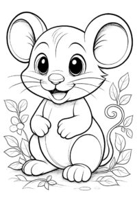 Tikus – halaman mewarnai