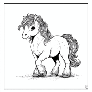 Pony omalovánky