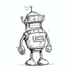 Robot carte de colorat
