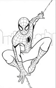 Omalovánky Spiderman