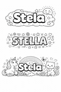 Omalovánka se jménem Stela Stella