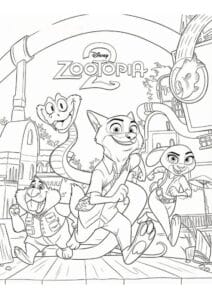 Zootropolis 2 kolorowanka