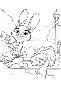Judy Zootropolis 2 – kolorowanka