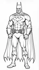 Batman – omalovánka